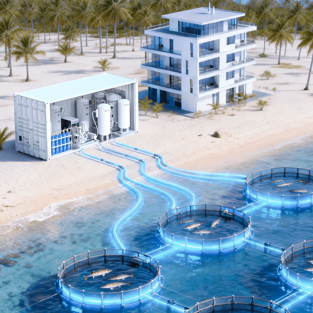 générateur d'oxygène pour l'aquaculture