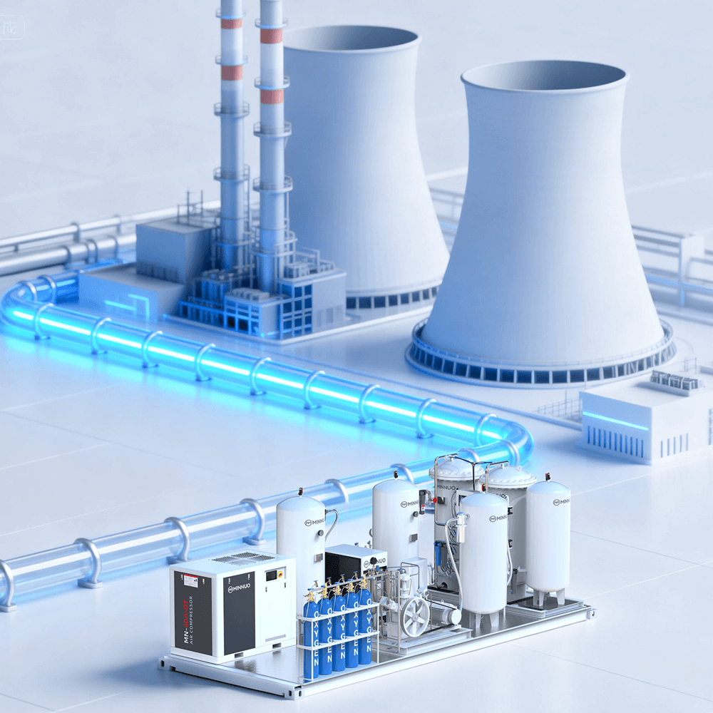 Combustion industrielle enrichie en oxygène