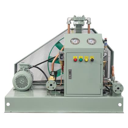 Completely oil-free lubricated nitrogen compressor