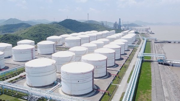 Oil product storage diagram