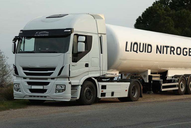 Liquid nitrogen transportation