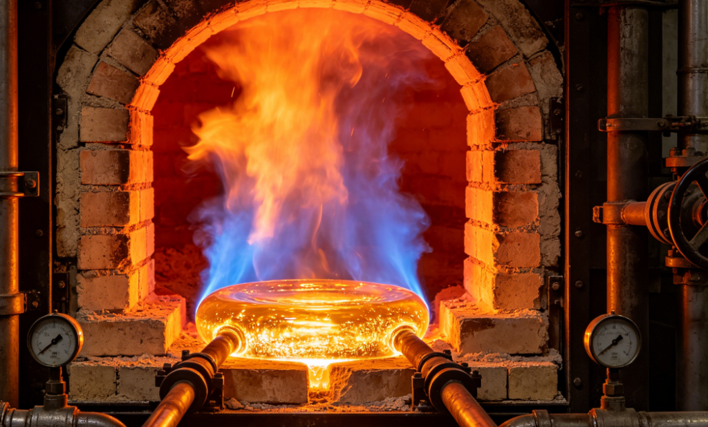 PSA Oxygen for Glass Furnace Combustion
