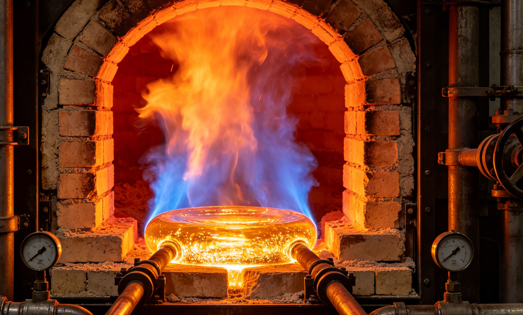 PSA Oxygen for Glass Furnace Combustion