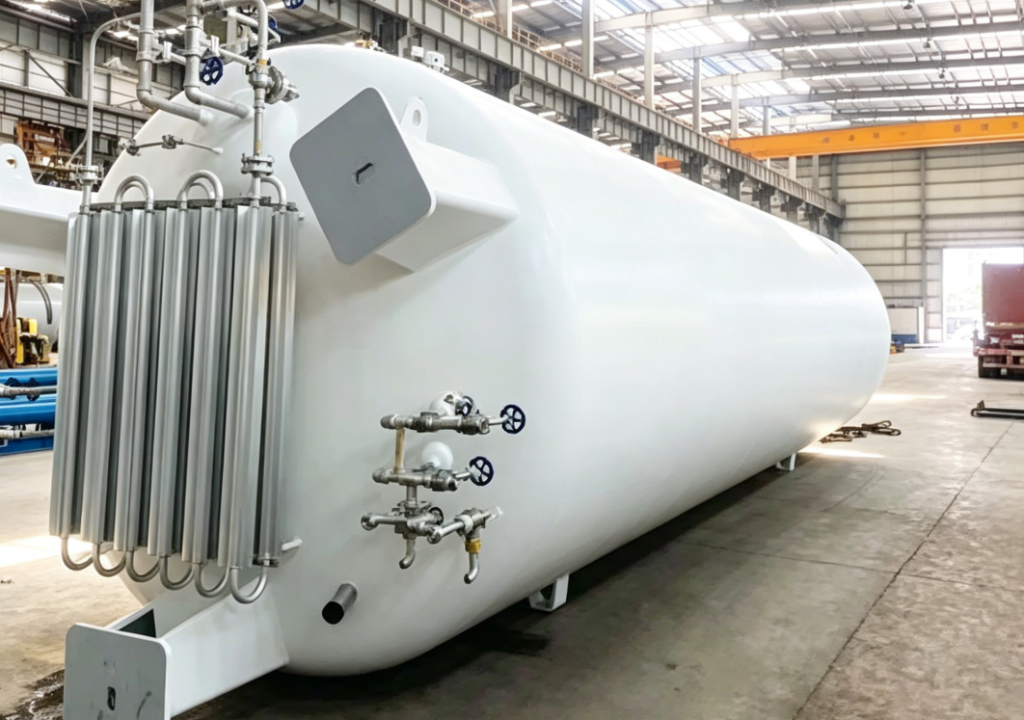 Liquid oxygen storage tank