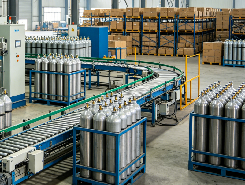 Oxygen Cylinder Filling