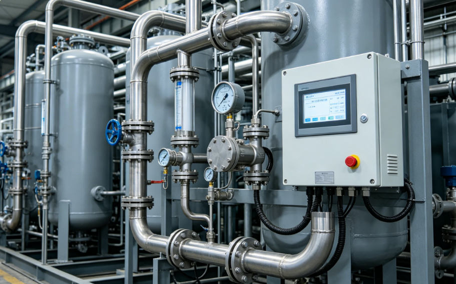 Oxygen volumetric flow to mass flow