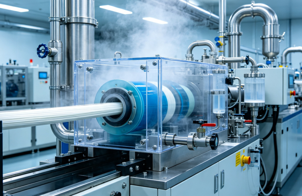 dry nitrogen for optical fiber coloring